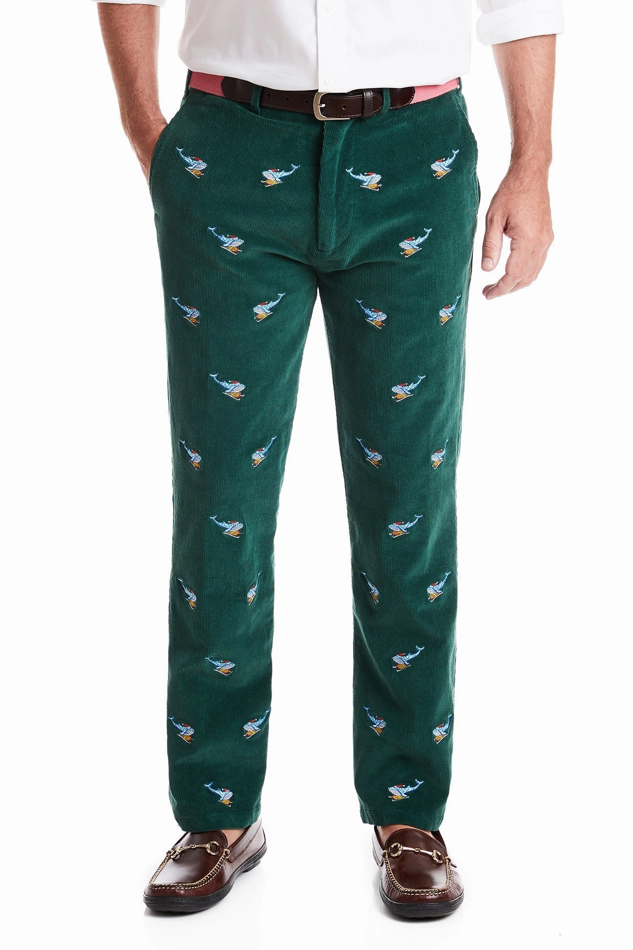 Minimalist Waist Beachcomber Corduroy Pant Hunter with Nantucket Christmas Sleigh Ride