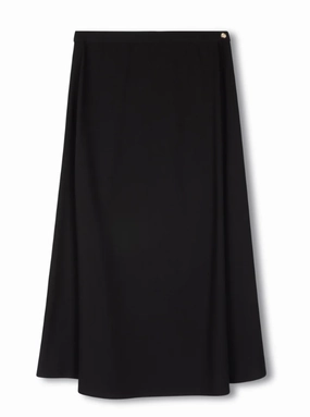 Bold Mood Soft Mood Beige Blk Circle Skirt W-22729