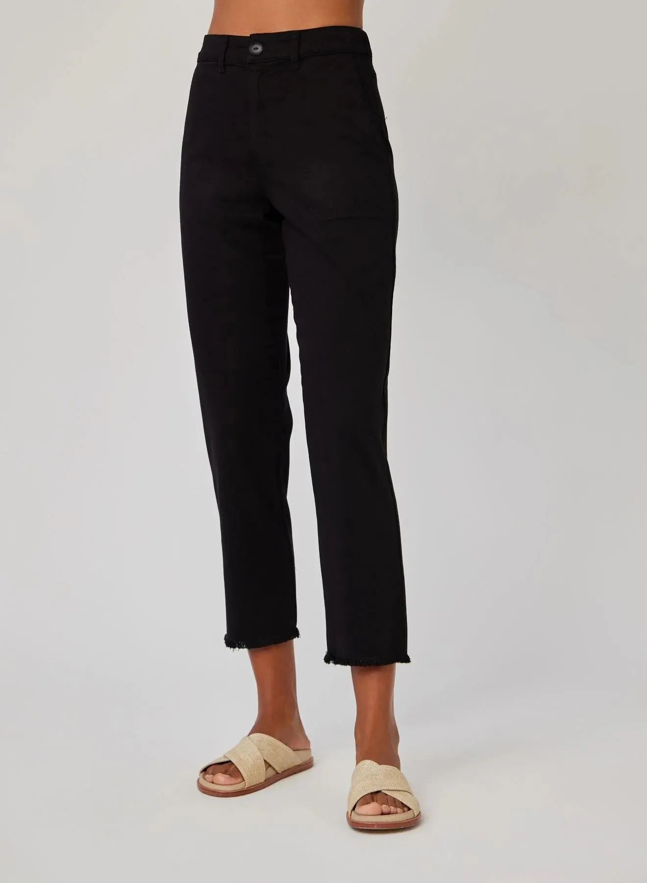 Bella Dahl Frayed Utility Pant Street Style