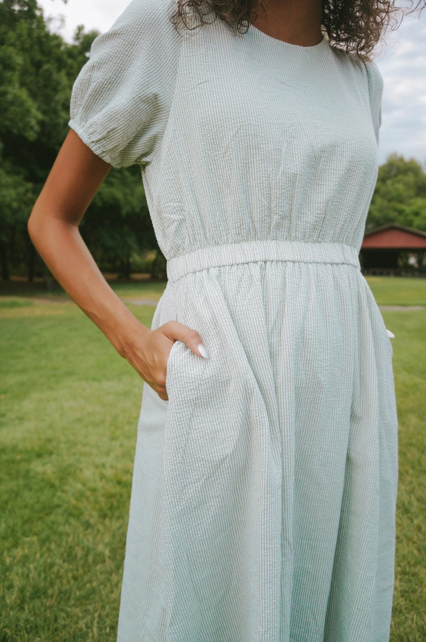 Benson Dress Flare Hem Wrap Charm