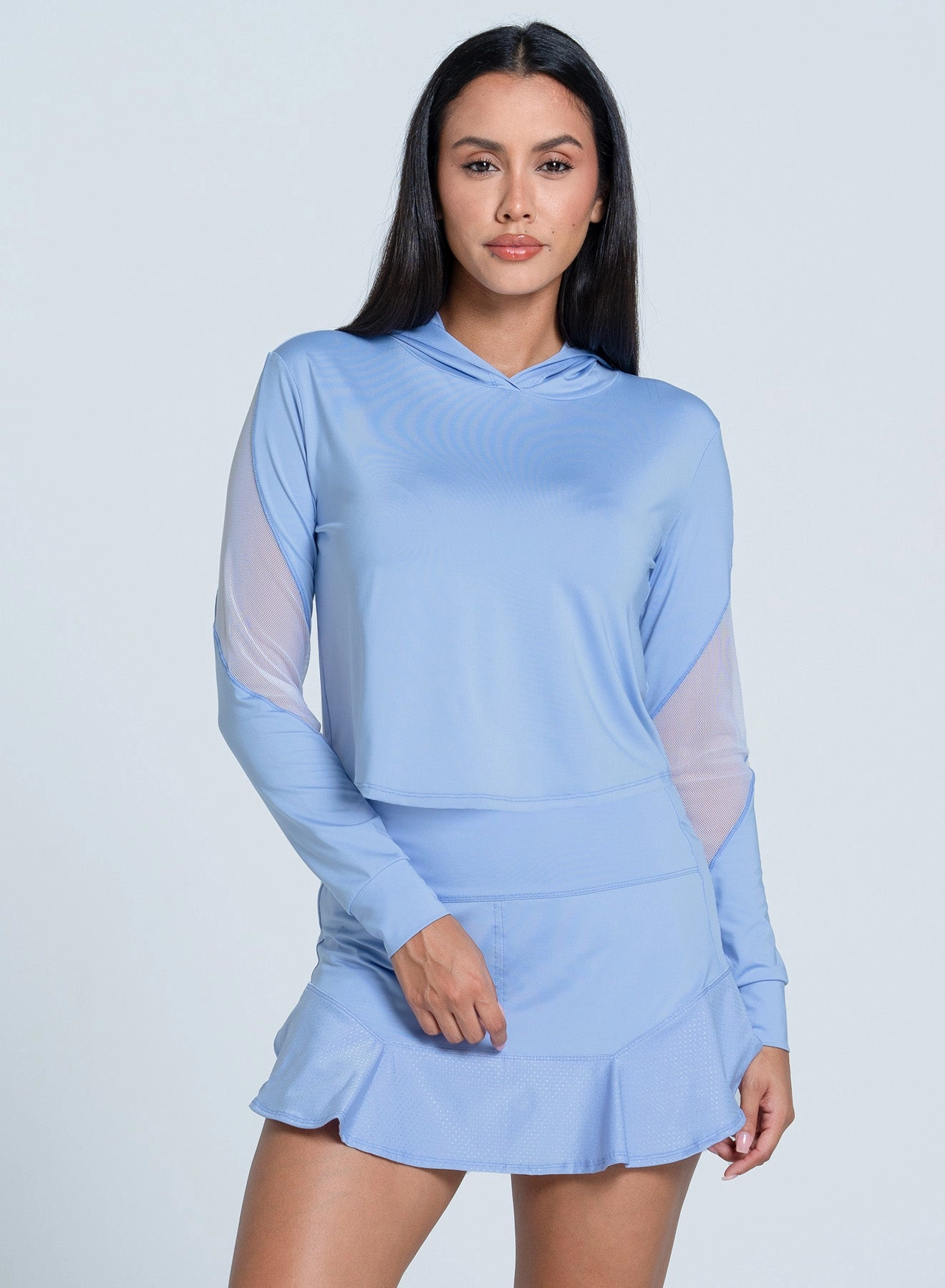 Love Hoodie Rolled Hem Detailing Sweat Absorbing Lining