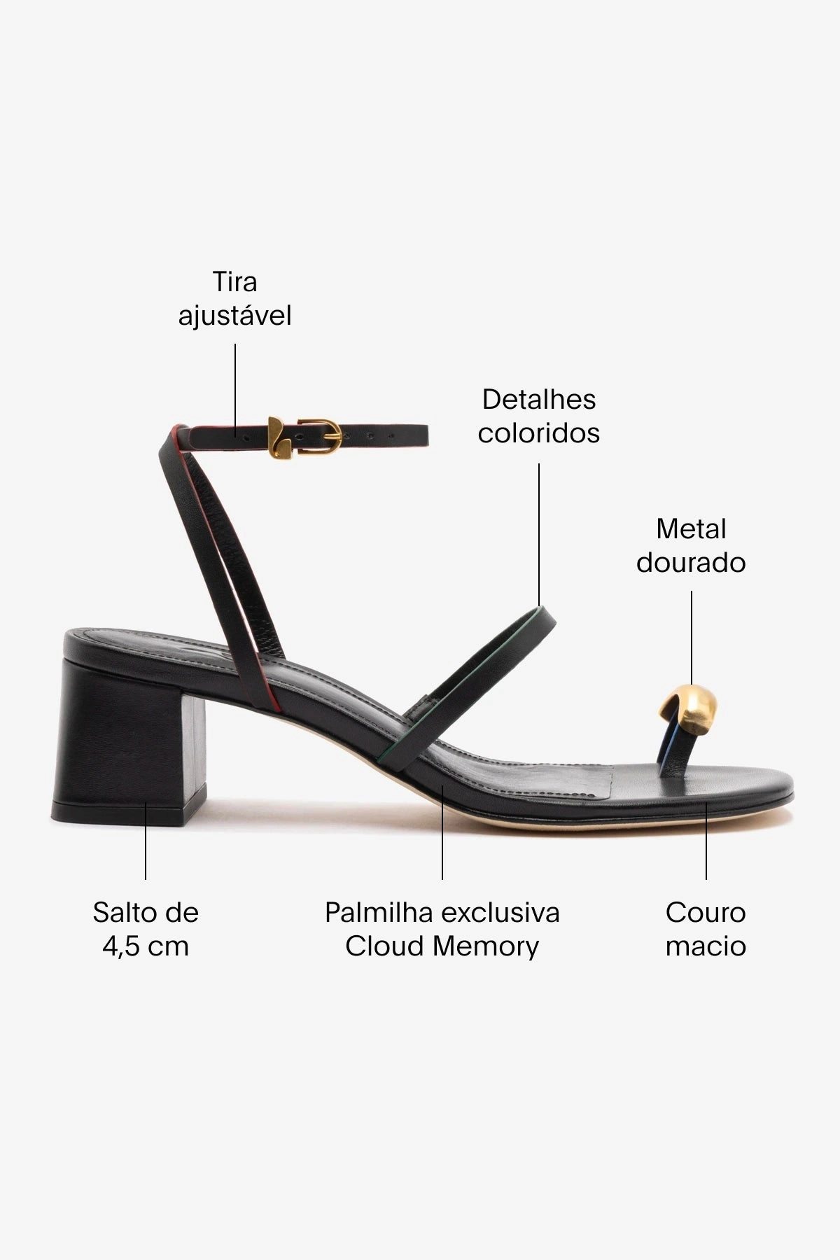 Biarritz Block In Black Leather Comfort Flex Wind Block