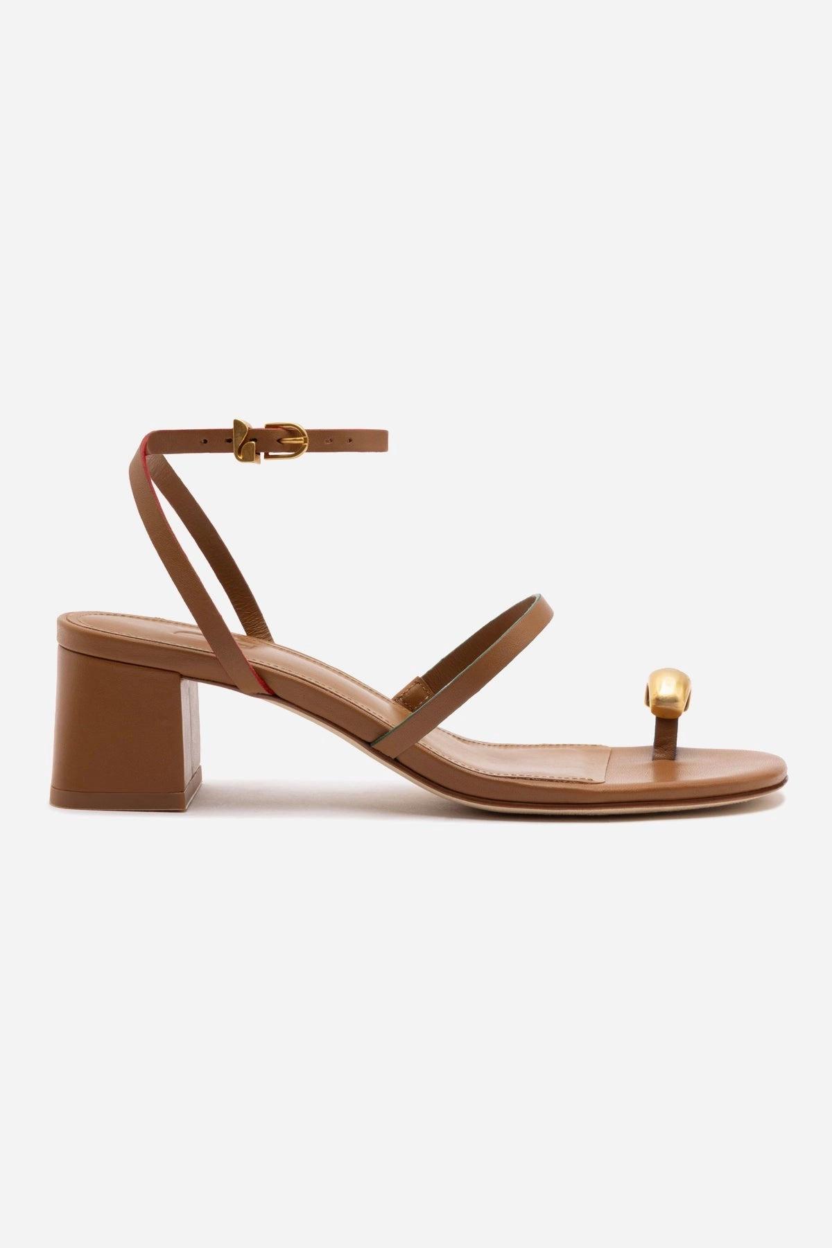 All Day Comfort Fit Biarritz Block In Caramel Leather