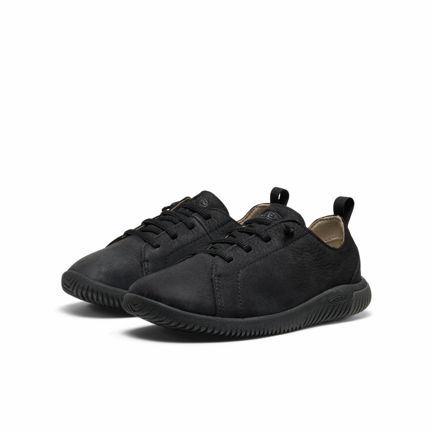 Air Fit Big Kids' KNX Leather Sneaker  |  Triple Black