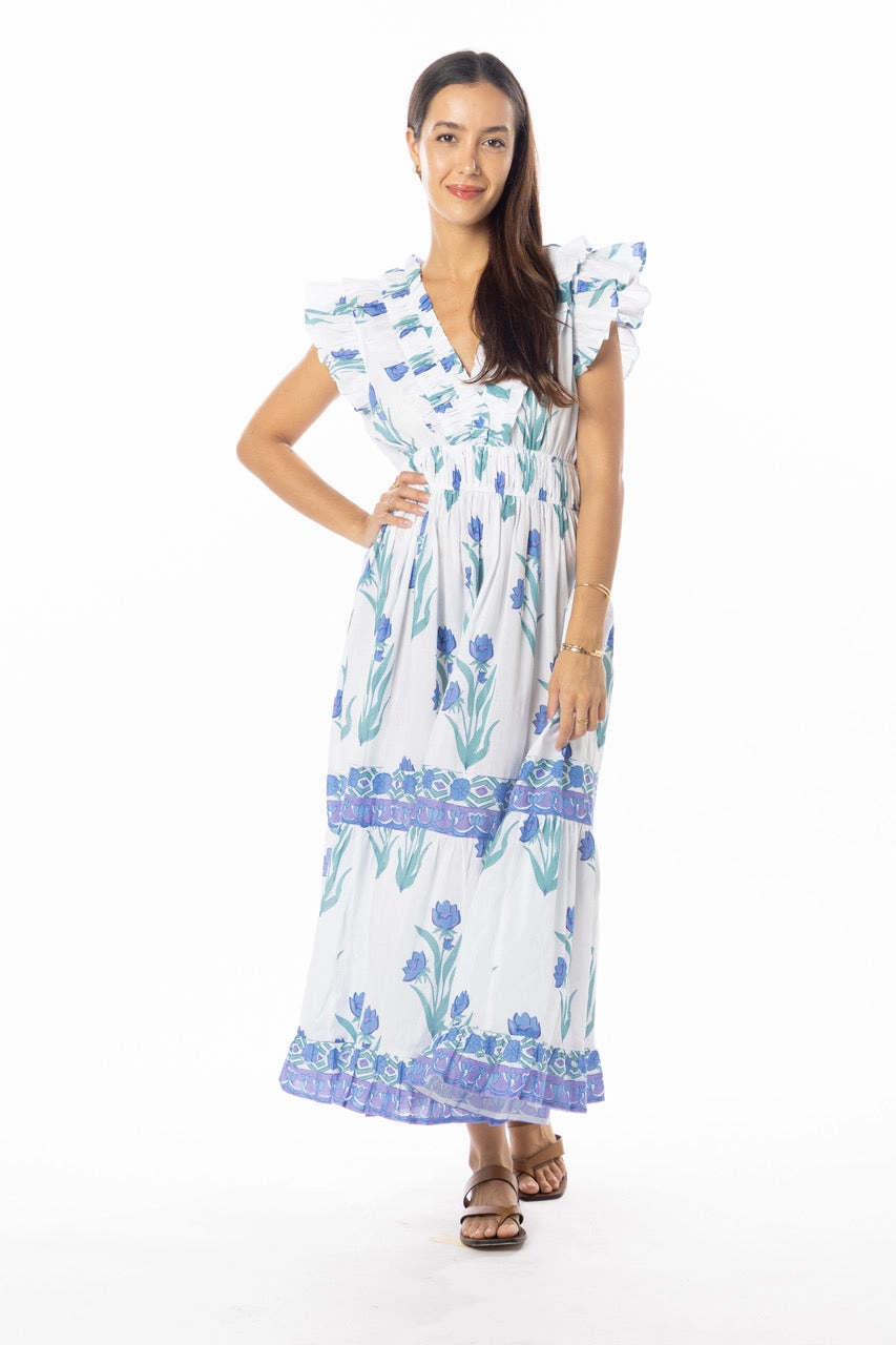 Bindu Cora Dress Violet Jasmin Inner Smile