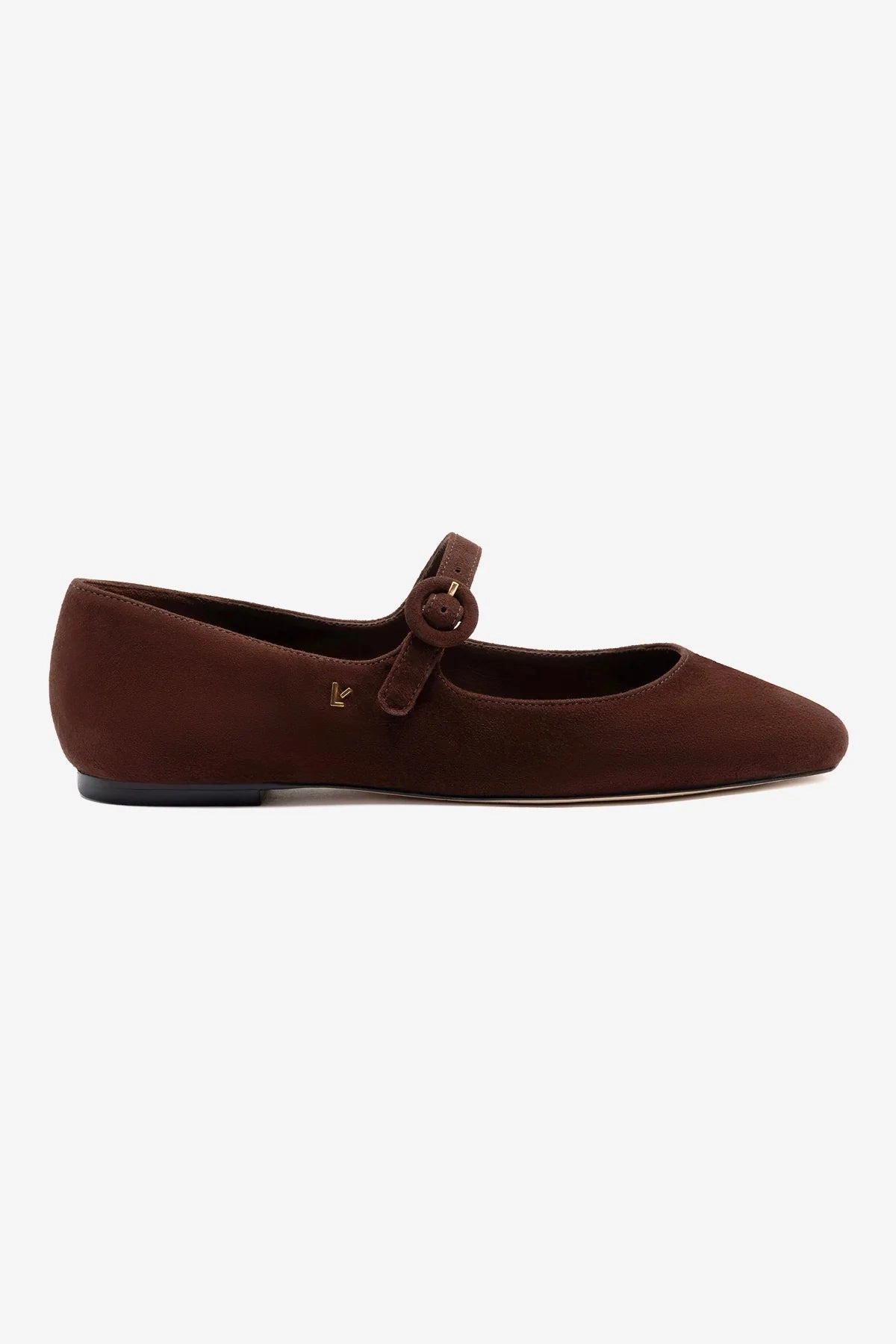 Storm Guard Blair Ballet Flat In Brown Suede