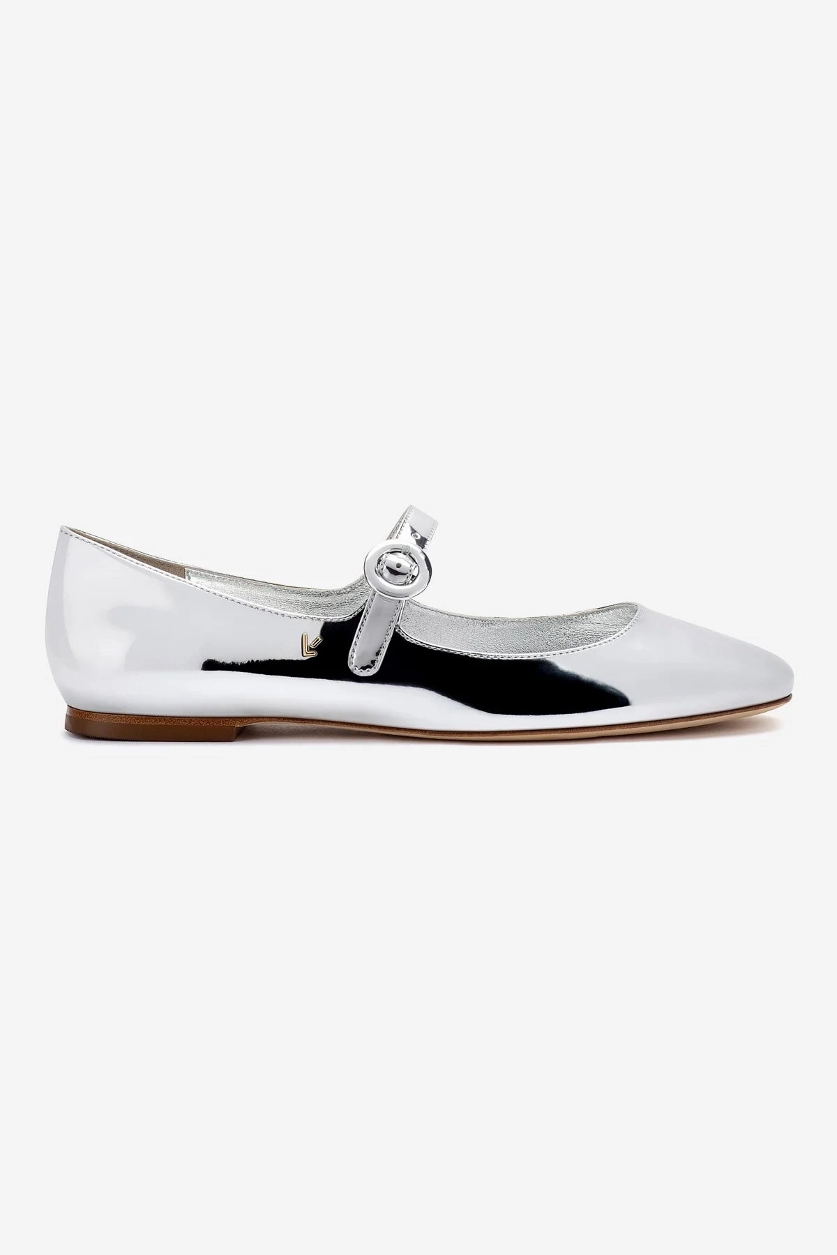 Top Rated Blair Ballet Flat In Silver Specchio