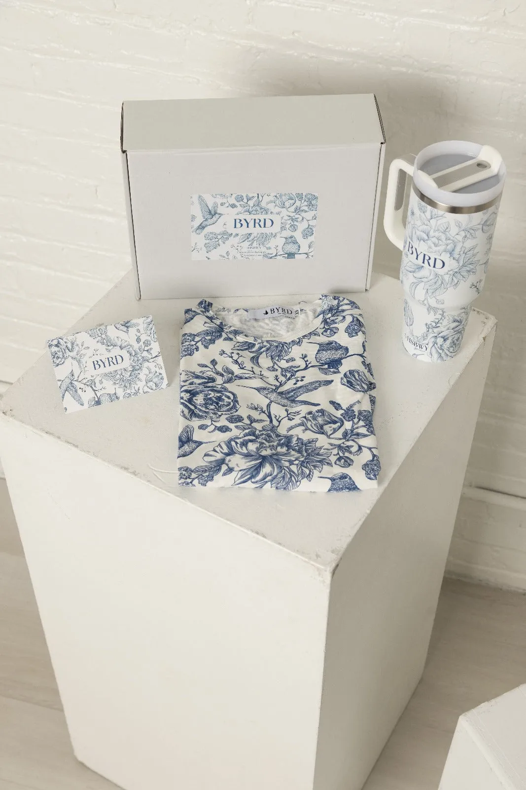 Blue Byrd Tee EcoFriendly Dye Process WrinkleFree Weave