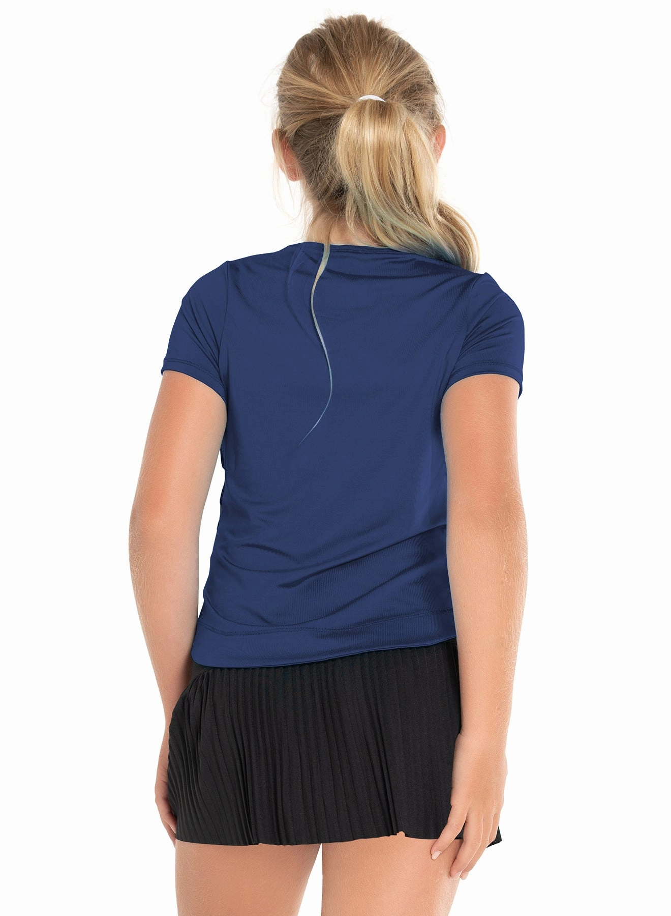 Ventilated Back Panel Dynamic High-Low Short Sleeve