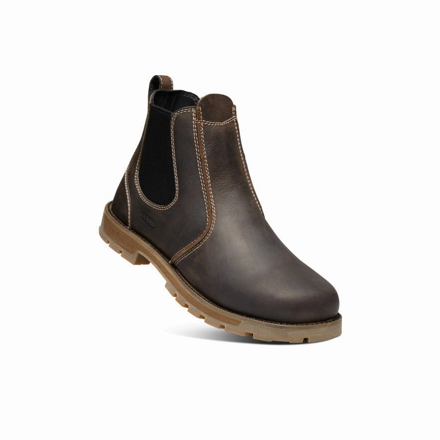 Men's Seattle Romeo (Soft Toe)  |  Cascade Brown/Black Fall Ready Construction Ready