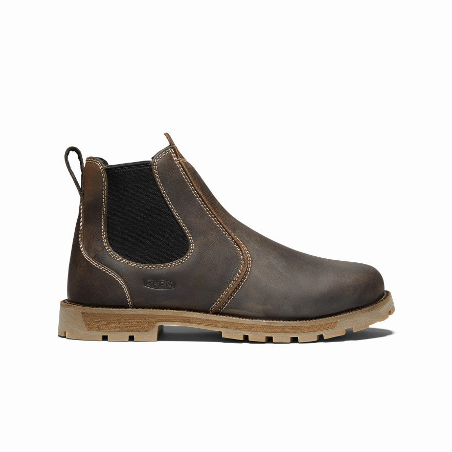 Light Slip On Men's Seattle Romeo (Soft Toe)  |  Cascade Brown/Black