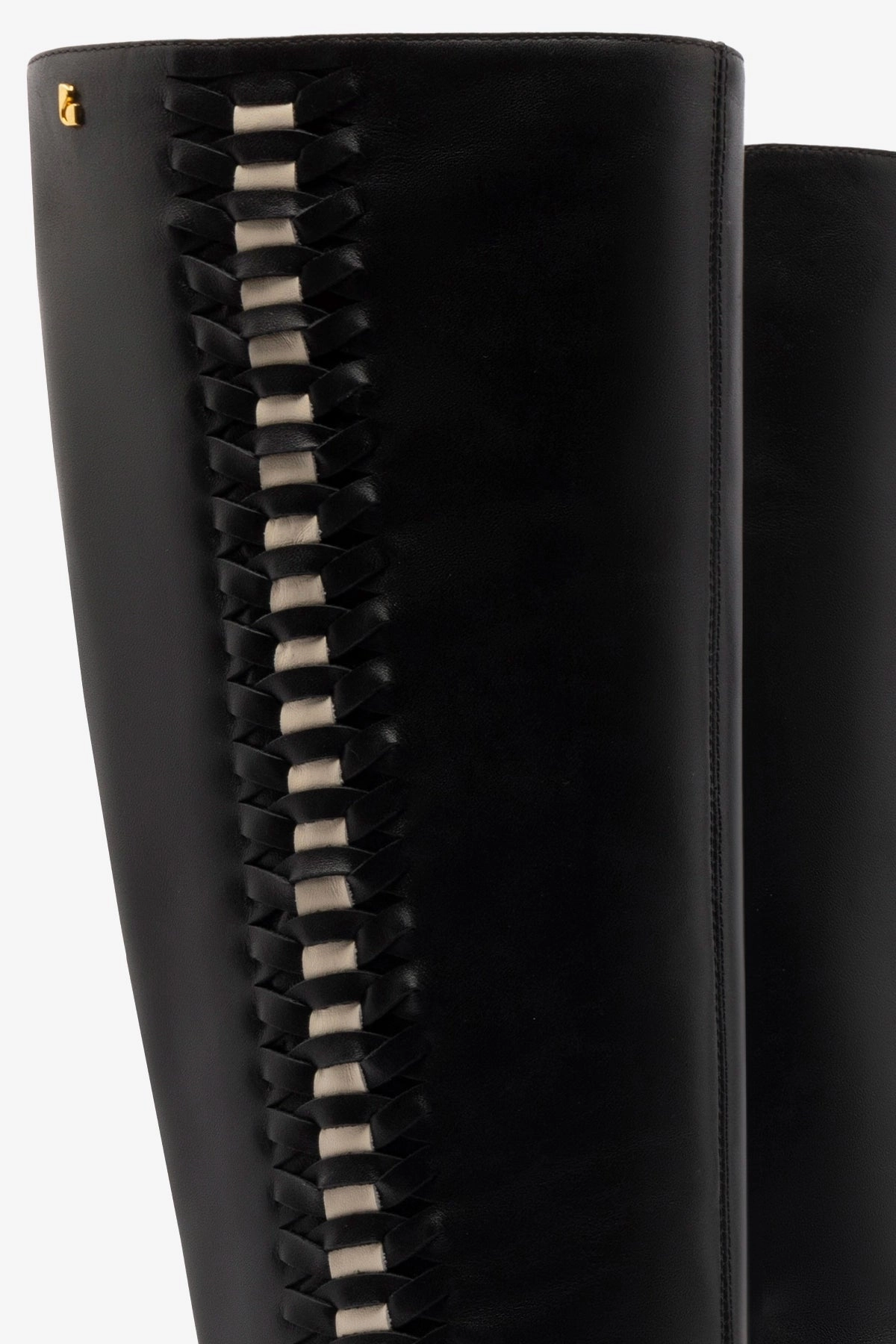 Kate Boot In Black Leather Toe box