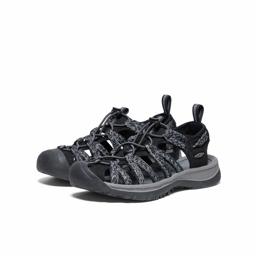 Mule Style Instant Comfort Women's Whisper  |  Black/Steel Grey