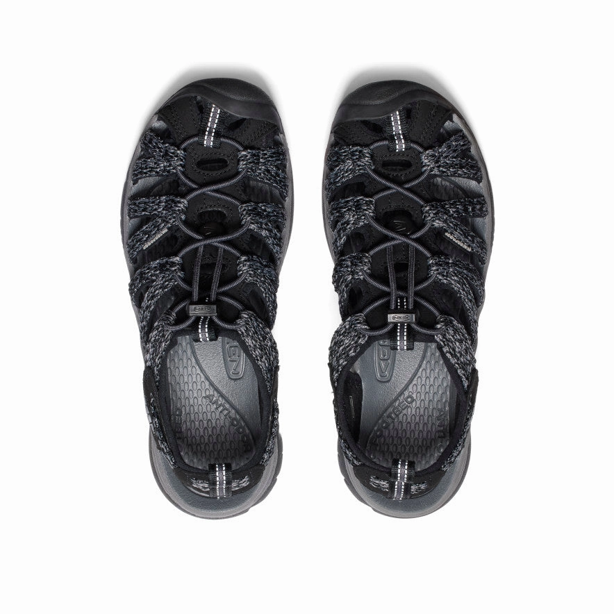 Comfy Outdoor Shoes Women's Whisper  |  Black/Steel Grey