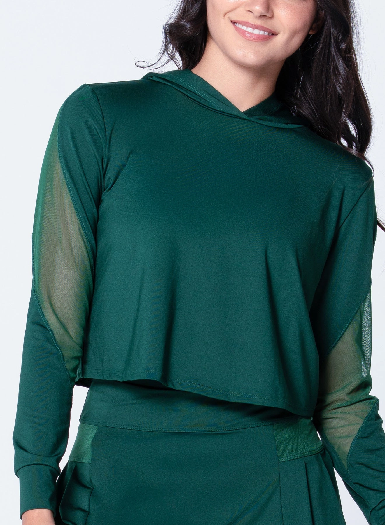 Sporty T-shirt Yarn Dyed Fabric Cindy Hoodie