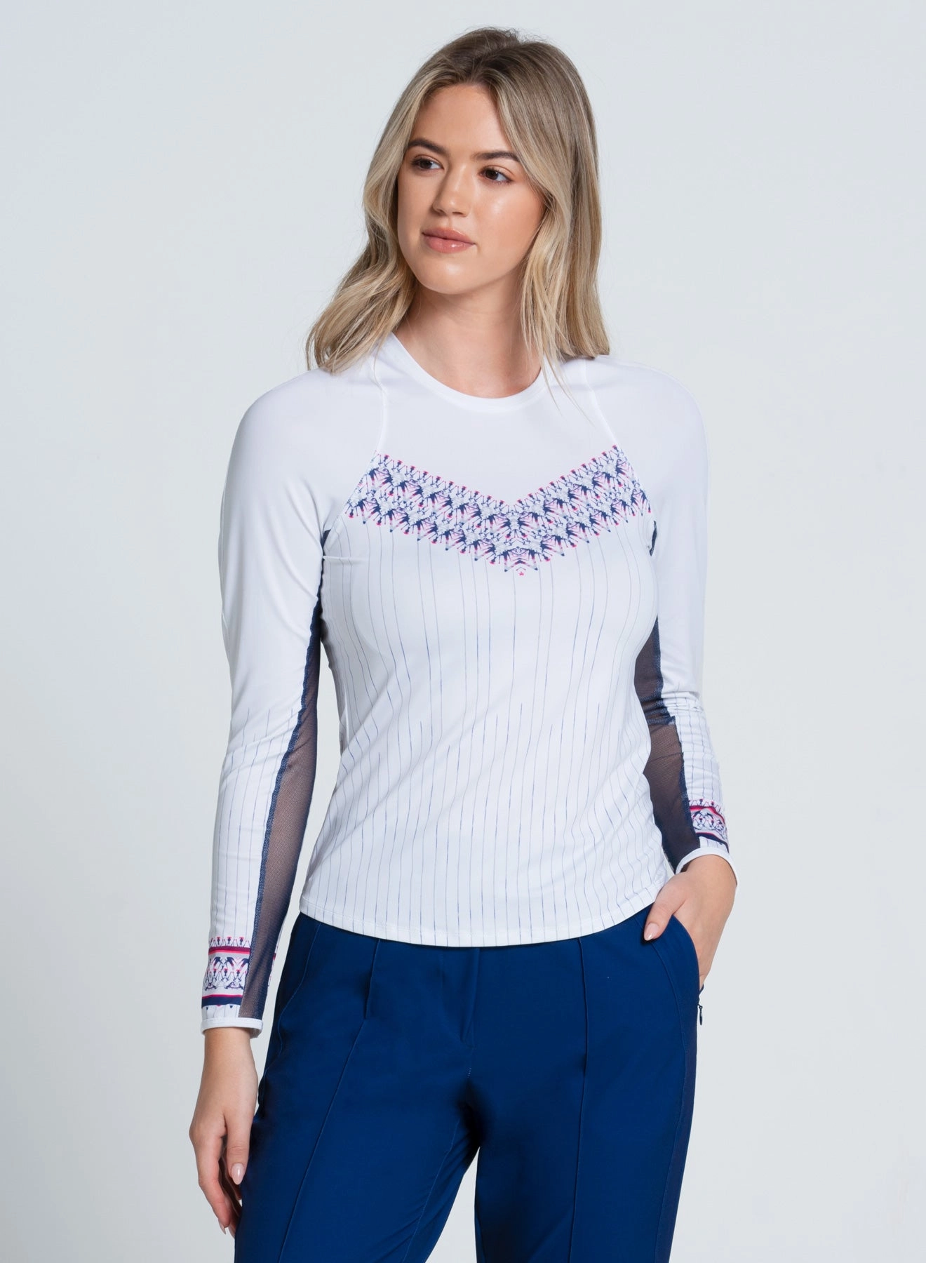 The Berry Buzz Long Sleeve WrinkleFree Structure