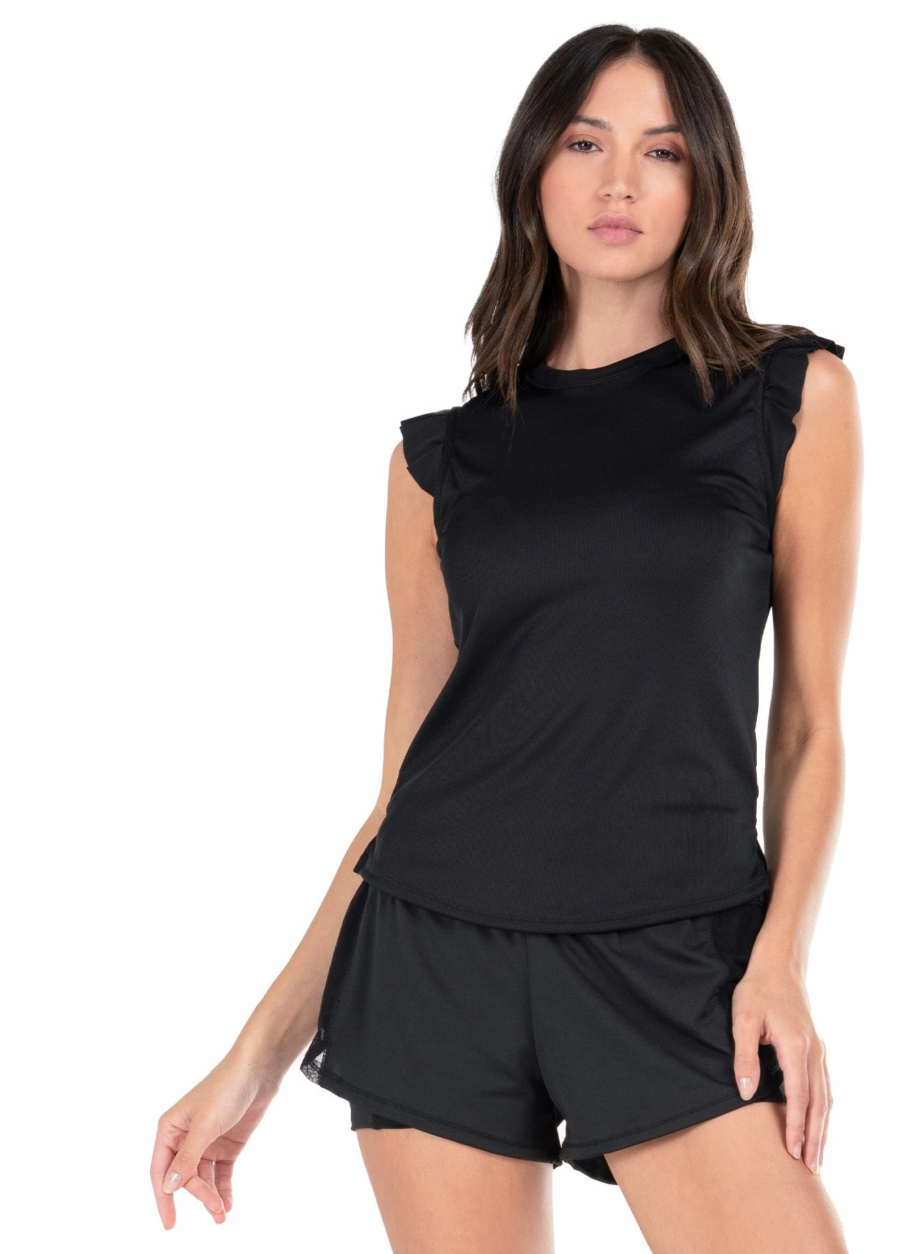 Bring It On Rib Tank Minimalist Silhouette CompressionTechnology