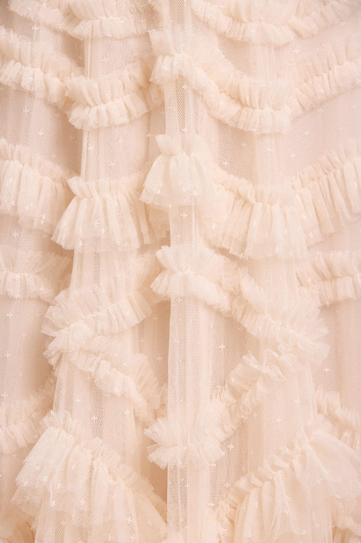 Hidden Zipper Elegant Touch Bronte Off-Shoulder Gown