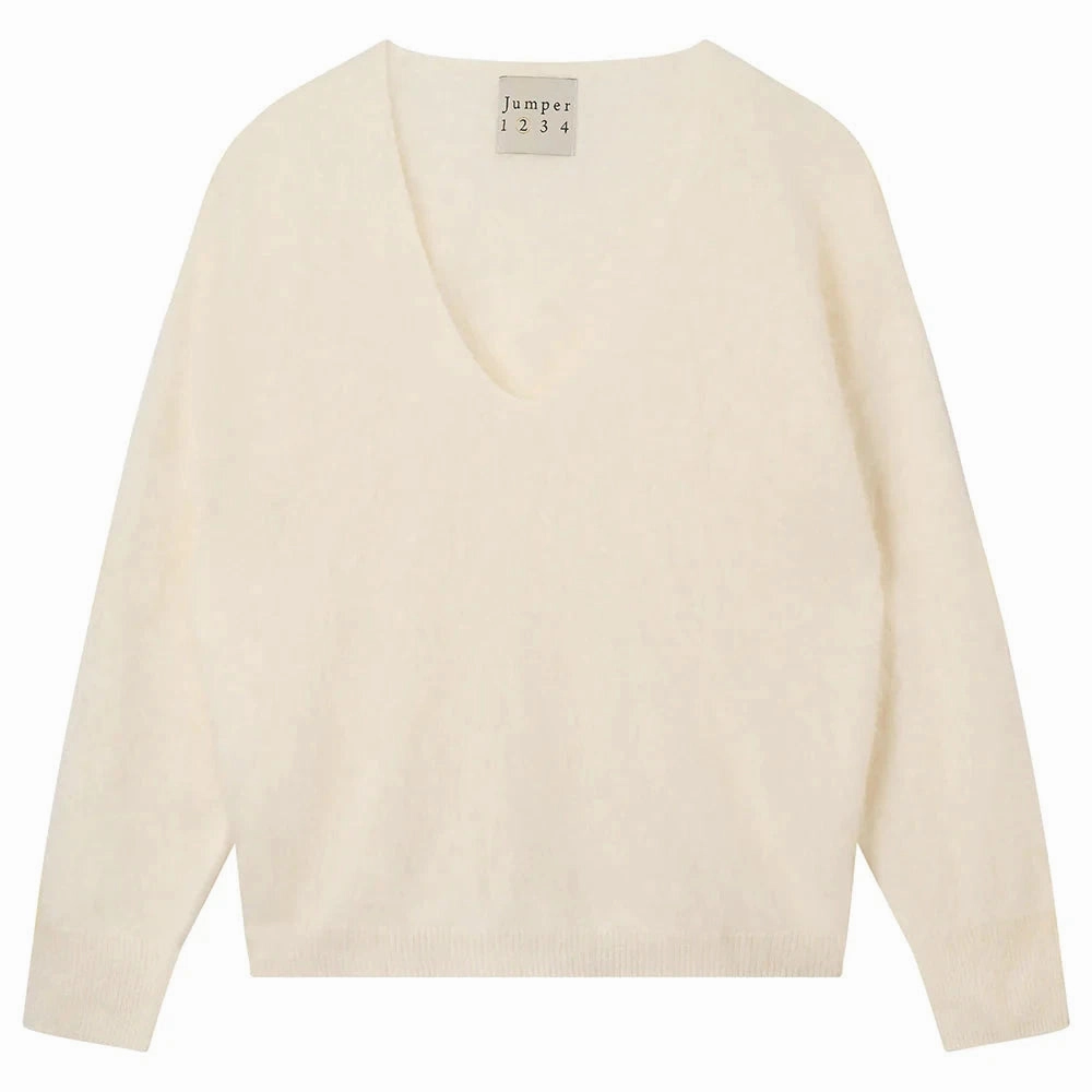 EcoFriendly Dye MeshPanelIntegration Brushed Boxy Vee Ecru