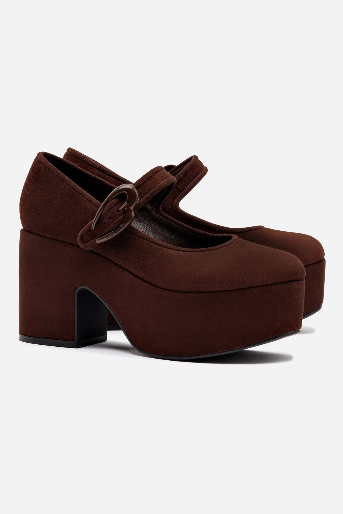 Verona Flatform In Brown Suede Arch Support Standing Workers Club Edge