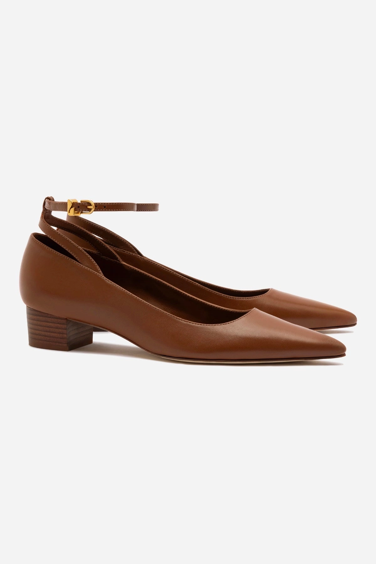 Larroud x CPPXO Pump In Caramel Leather Neutral Alignment Design