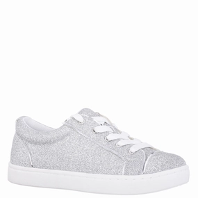 SlipOn Flat Lace PORTIA-SILVER