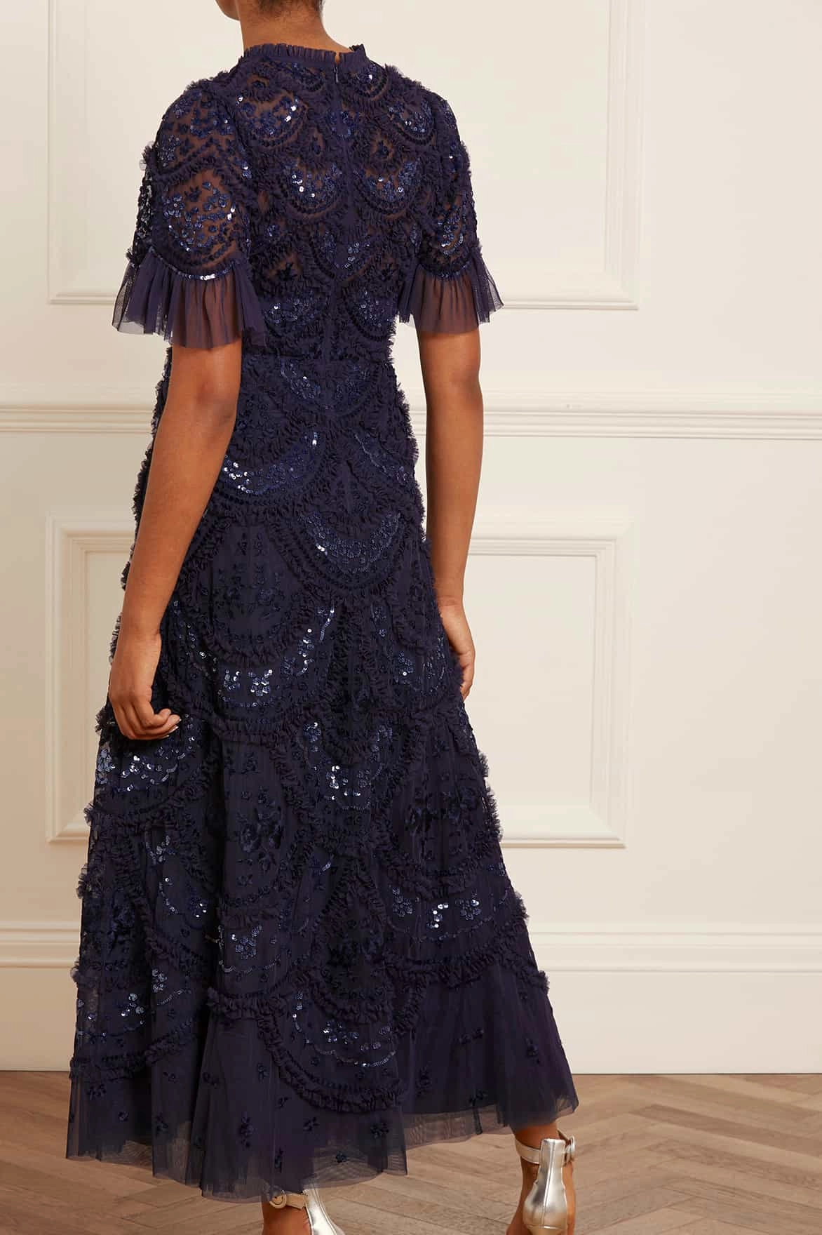 Carmen Ruffle Ankle Gown Fresh Motion