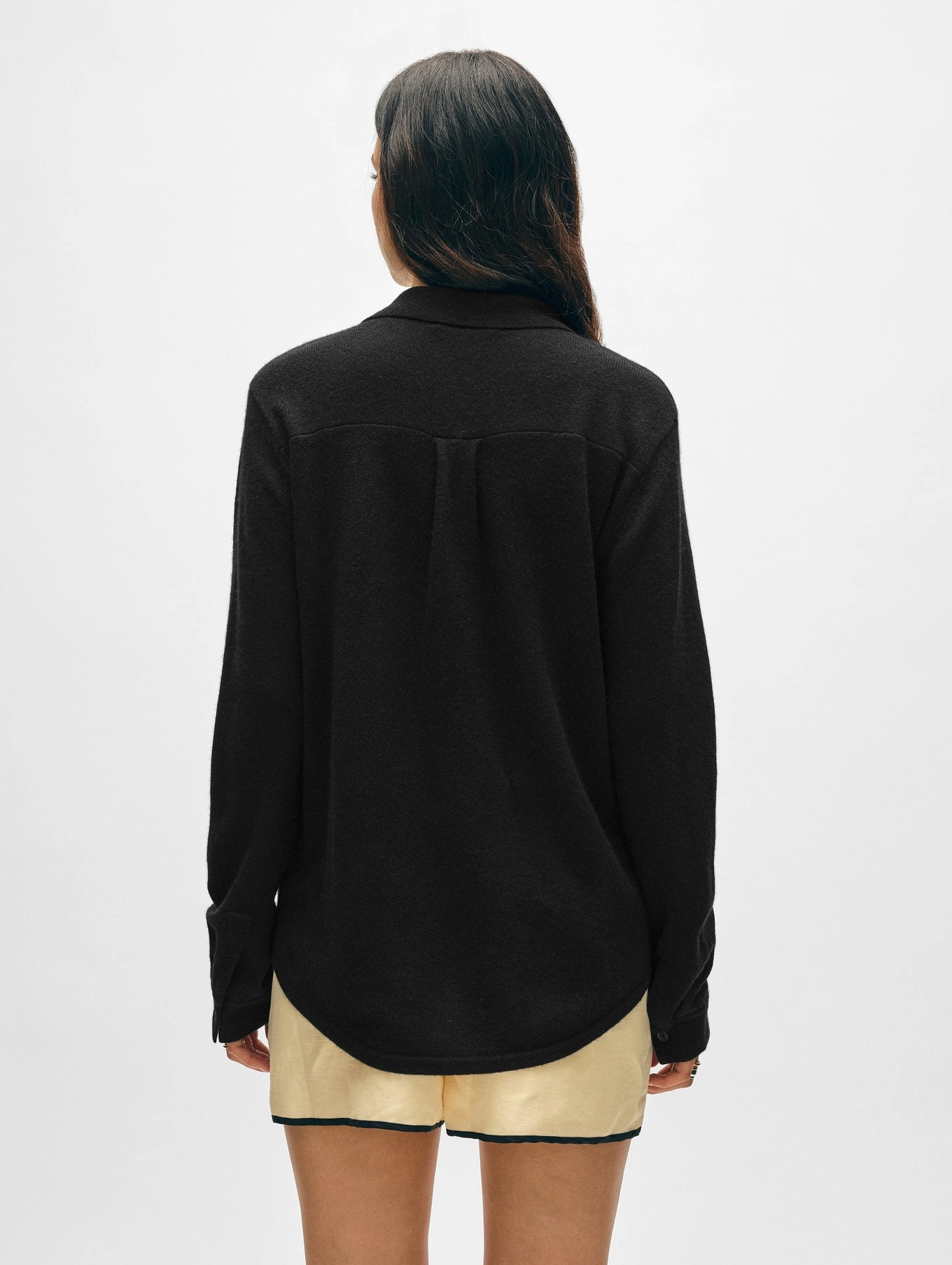 Ergonomic Fit Design CASHMERE BUTTON SHIRT