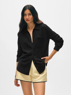 CASHMERE BUTTON SHIRT Ventilated Back Panel