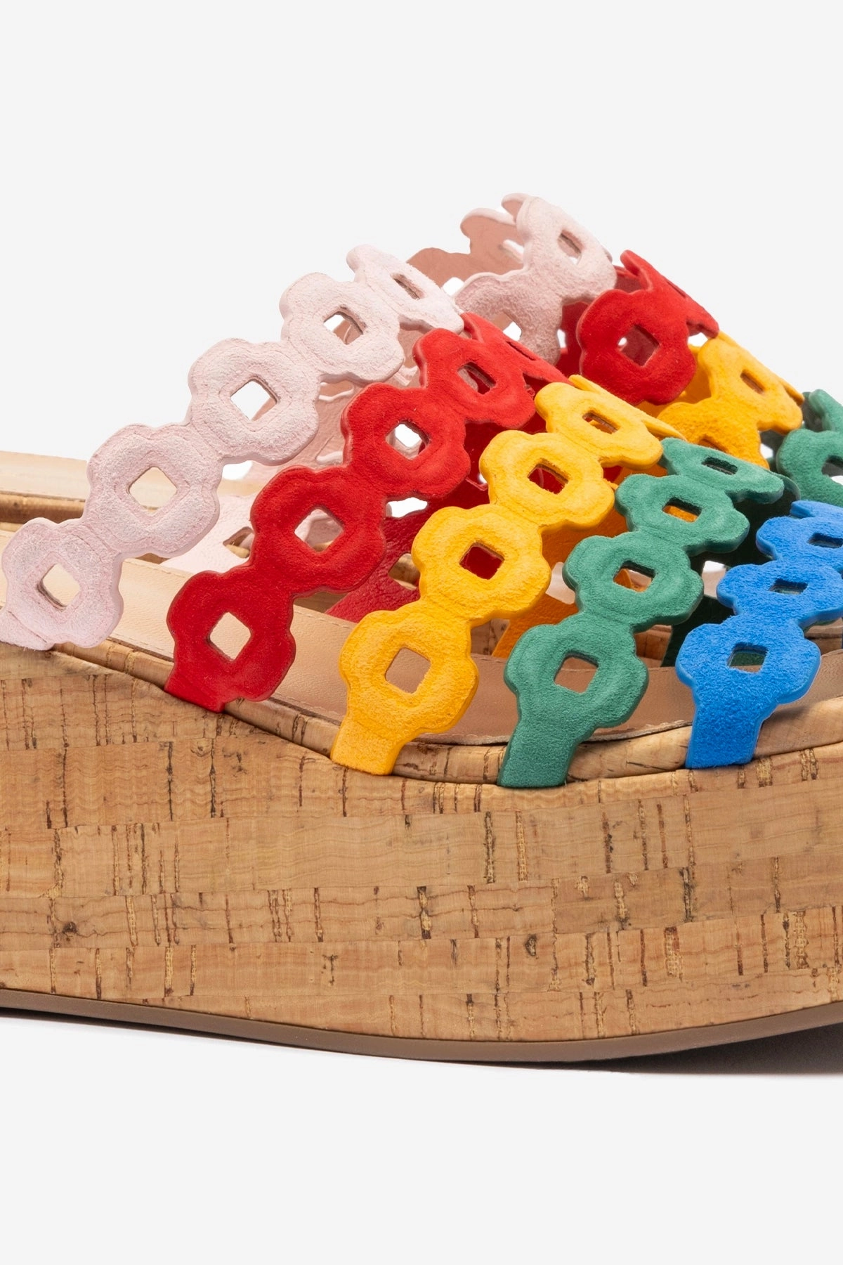 Charli Mule In Multicolor Leather Rapid pace