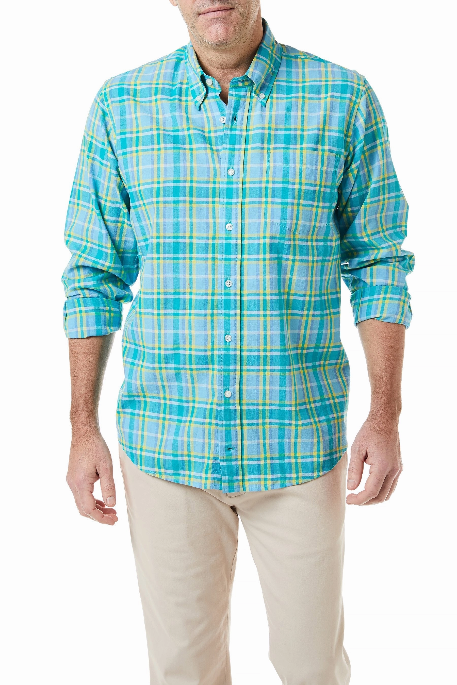Chase Shirt Spring Madras Ultraviolet Protection Finish