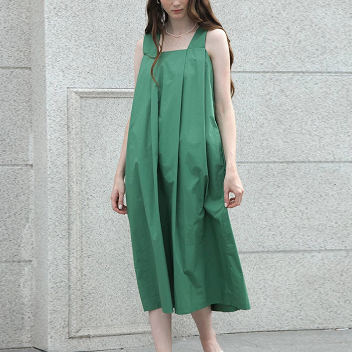 Perfect Fit Urban Wear COTTON FABRIC LOOSE SLIP DRESS_CWDSD4040