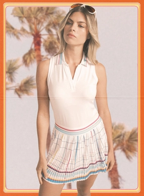 Reinforced Elbow Patches Chic Show Sleeveless Polo