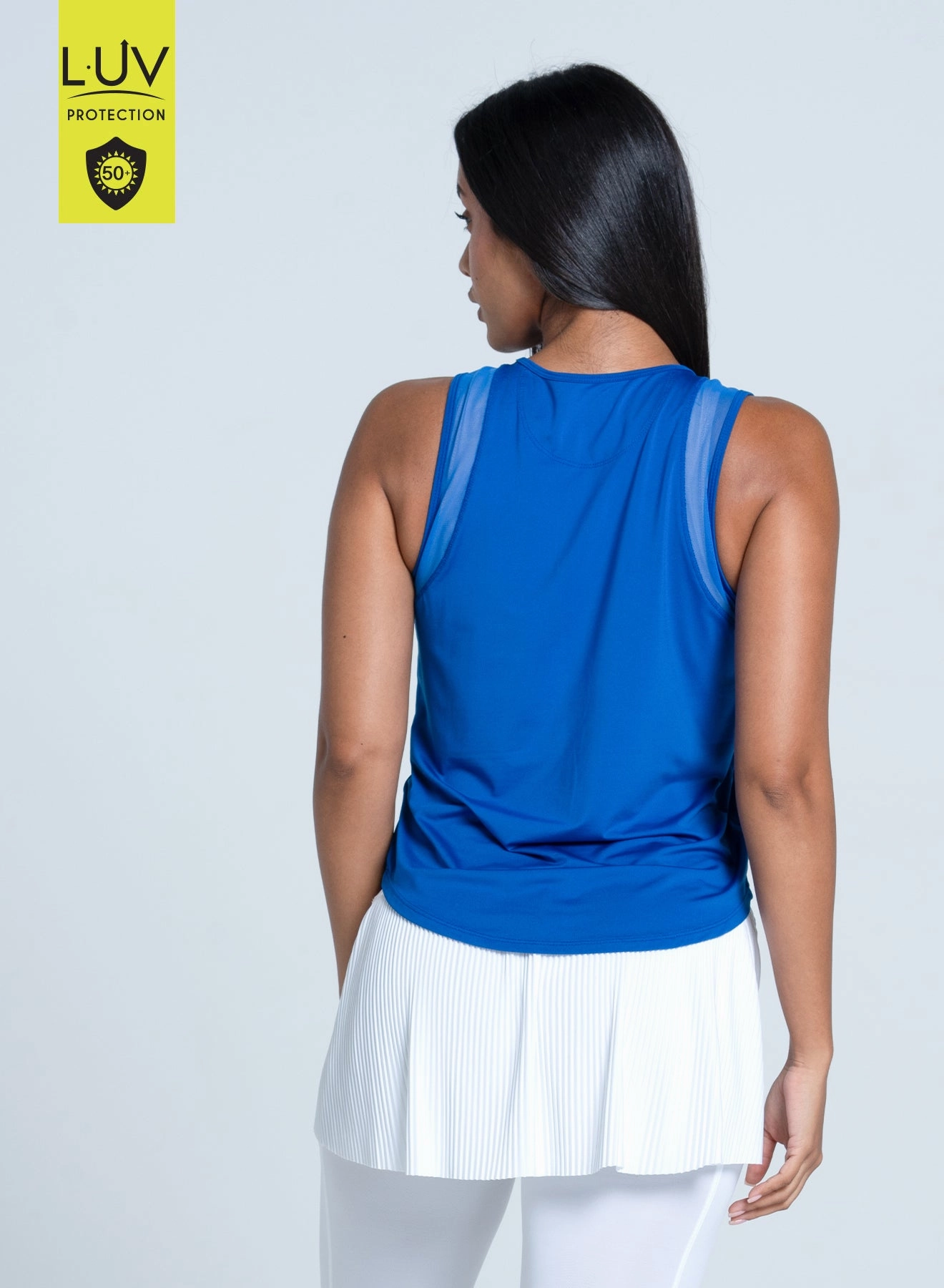 AntiStaticFabric Grid Texture Fabric Chill Out Tank