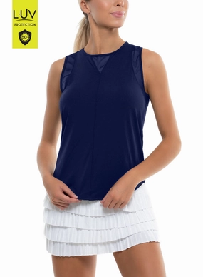 Stretch Woven Material TexturedSurface Chill Out Tank