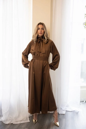 Summer Fashion Simple yet sophisticated gown Chloe Satin Dress