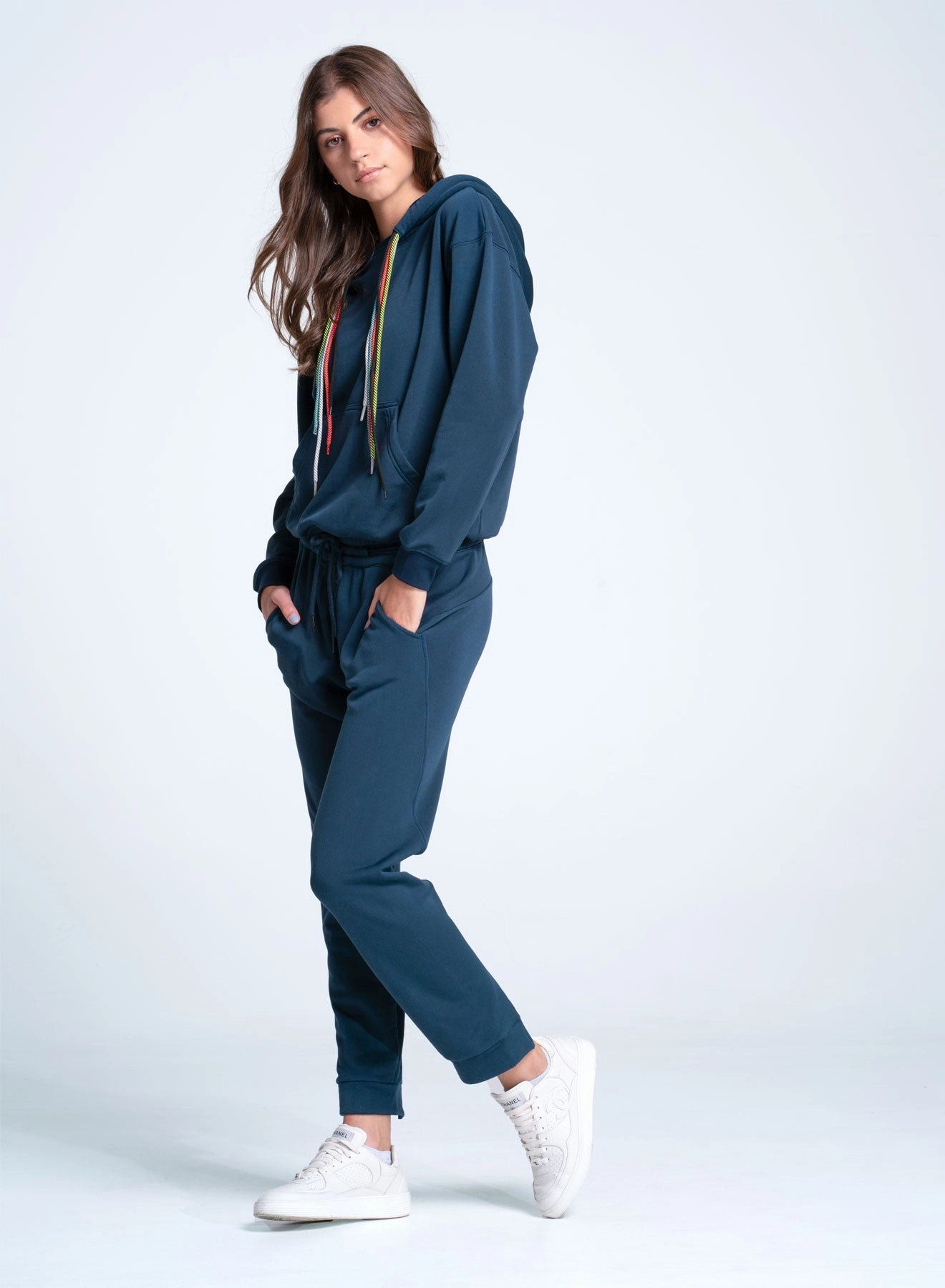 Chroma Cord Hoodie Airflow Ventilation Two Tone Weave