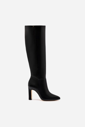 Injury Safe Cindy Hi Boot In Black Leather