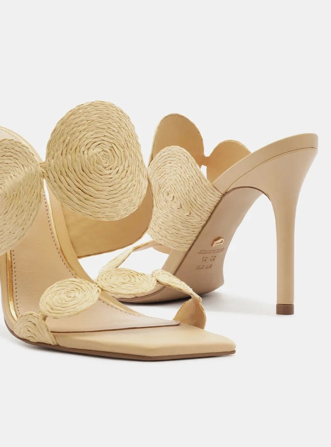 Carly  Stiletto Sandal Block Heel Foot-Friendly Design