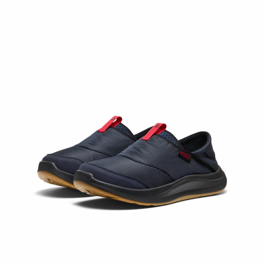 Quick Fit On Walk Flex Men's Whyser Slip-On  |  Sky Captain/Racing Red