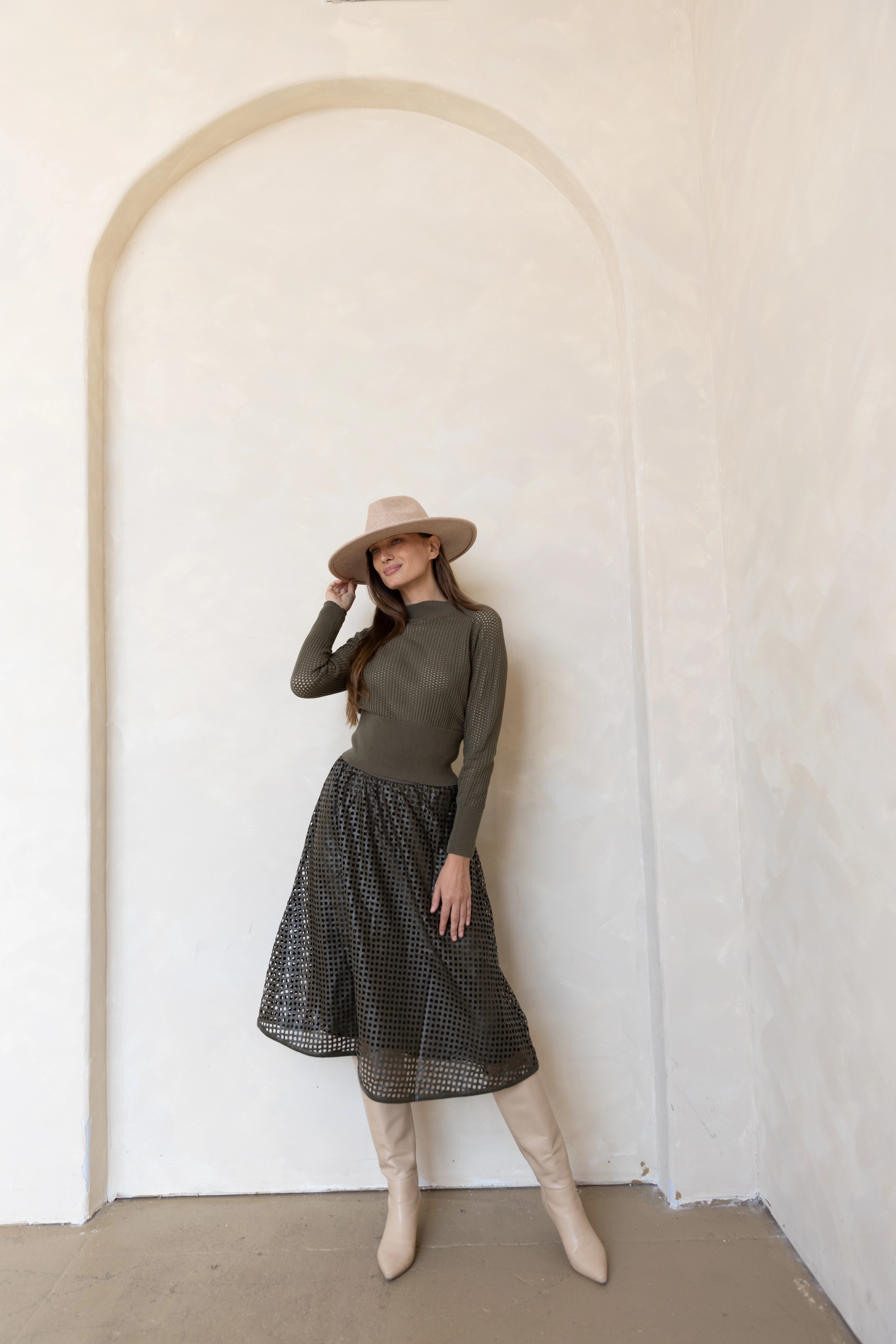 Modern Tones Daily Style Nessa Midi Skirt