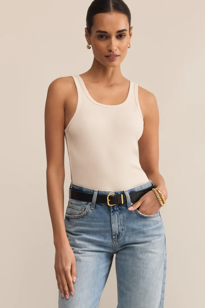 Classic Scoop Rib Tank by Z Supply FourWayStretch