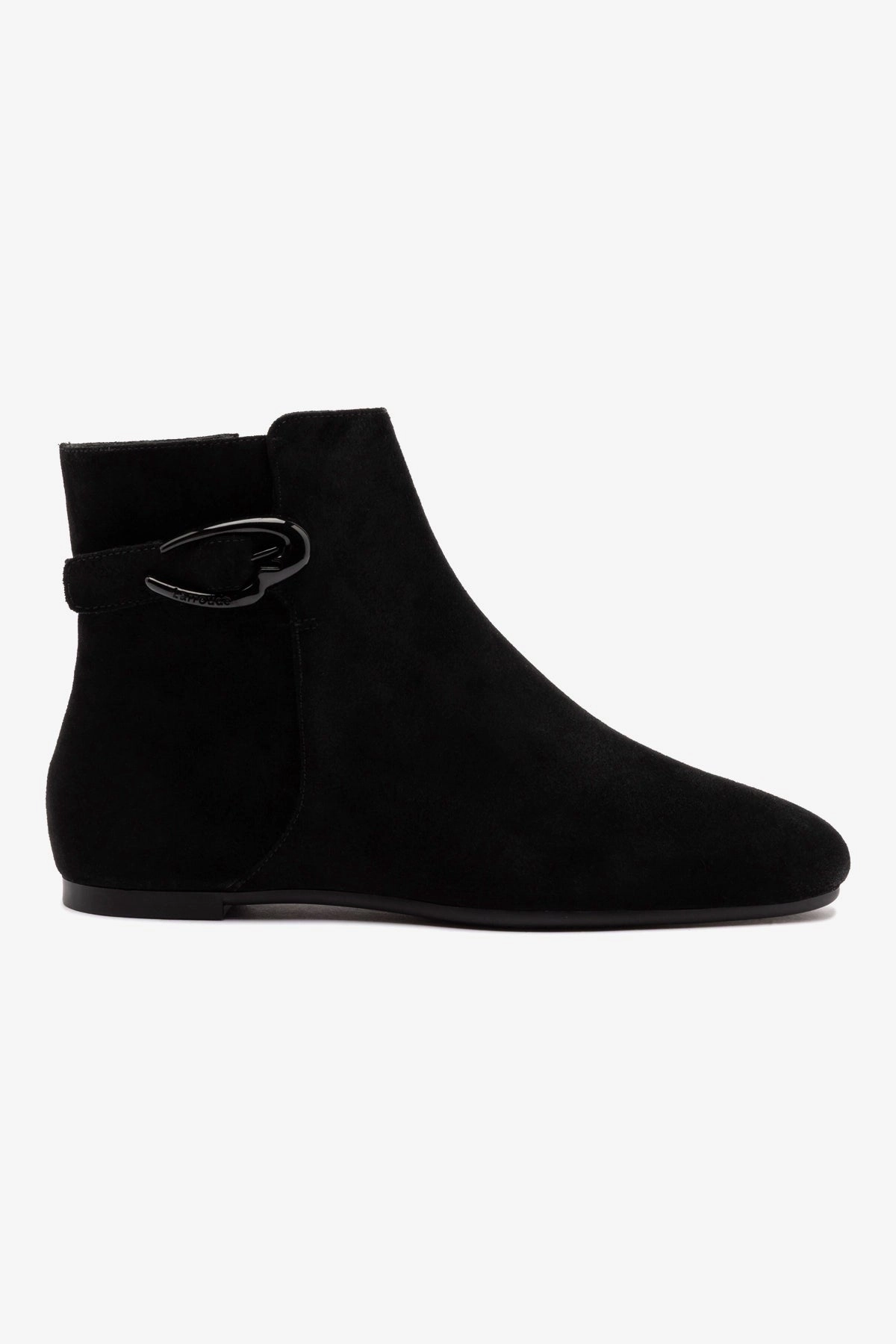 Enhanced grip Mini Verona Boot In Black Suede