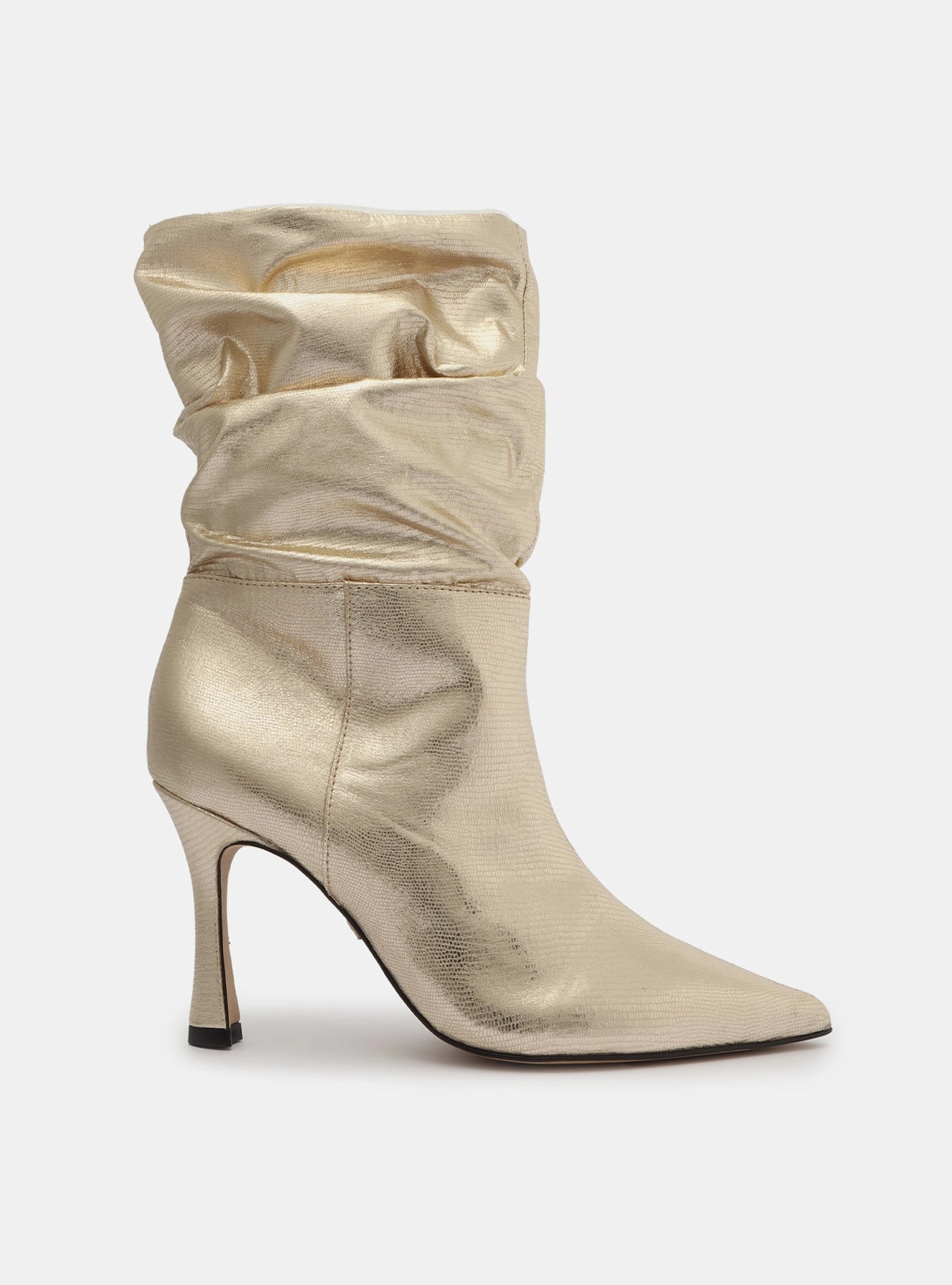 Vintage Style Protective Finish Functional Minimalist Cleo  Stiletto Boot