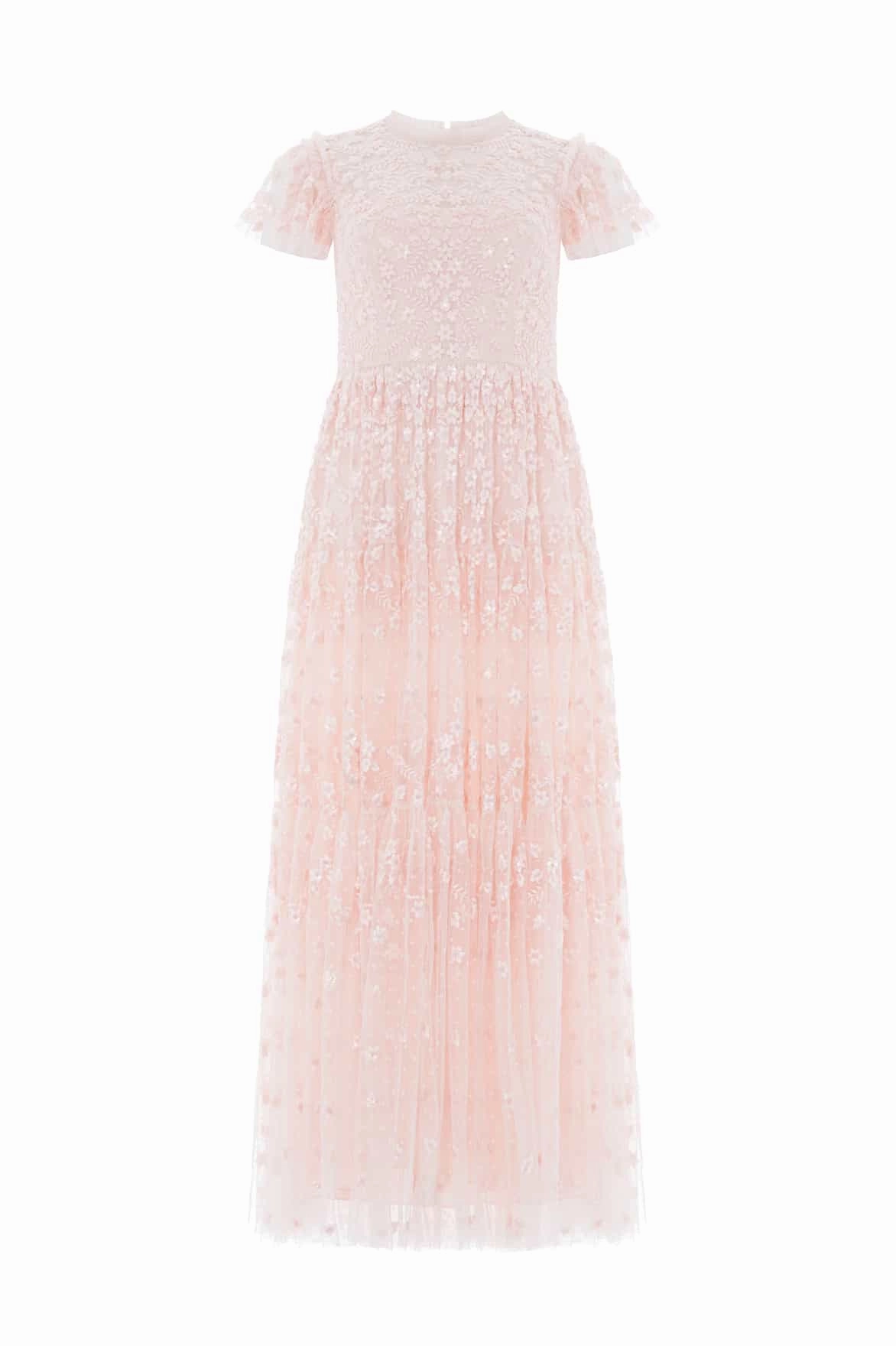 Clover Short Sleeve Ankle Gown Fresh Form