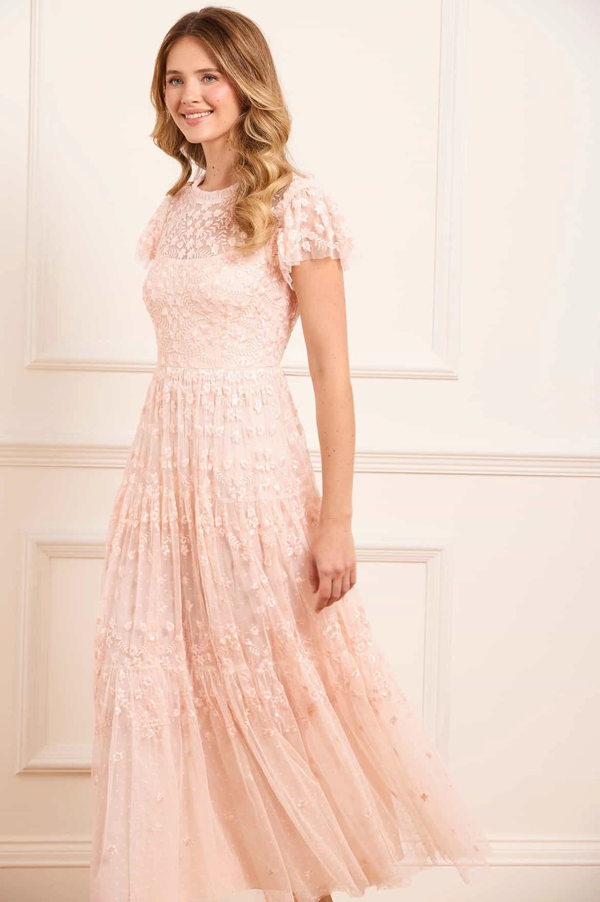 Relaxed fit wear Euro Touch Clover Short Sleeve Ankle Gown