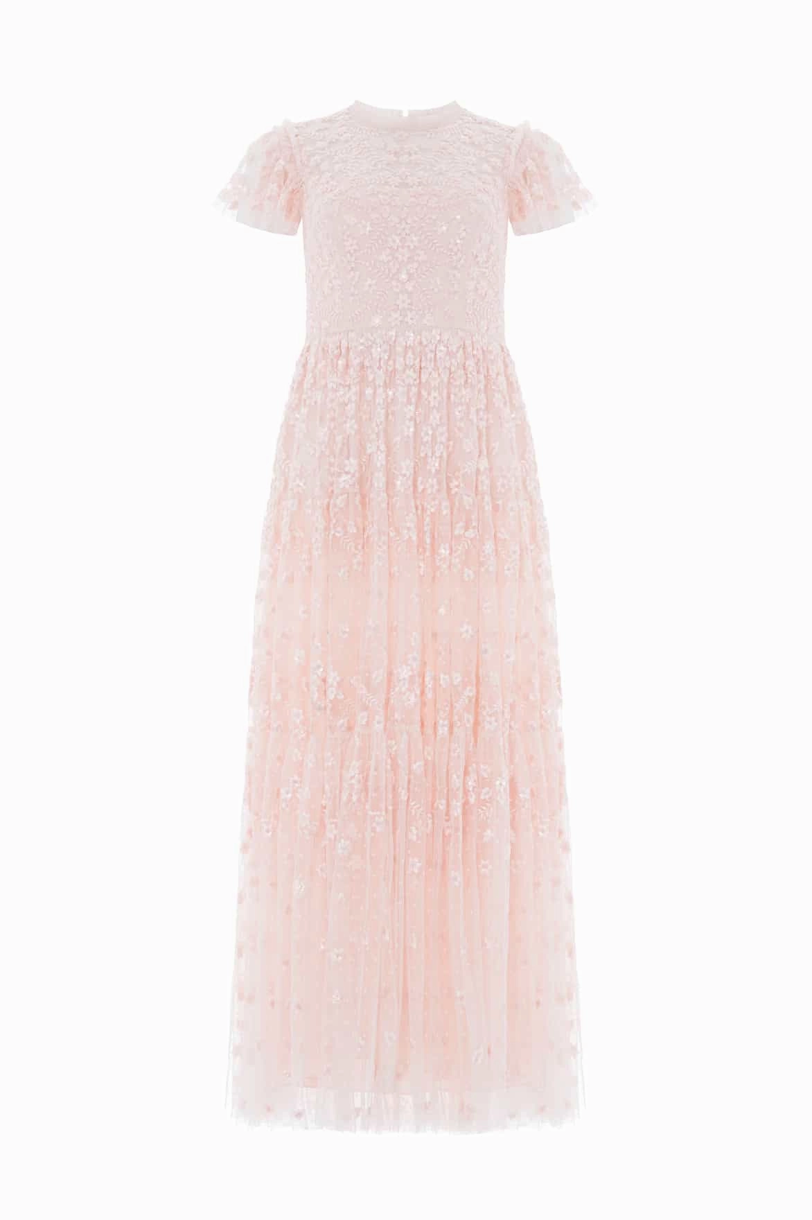 Clover Short Sleeve Ankle Gown Outdoor Ready