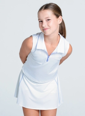 Club Zip Sleeveless Polo ErgonomicShape