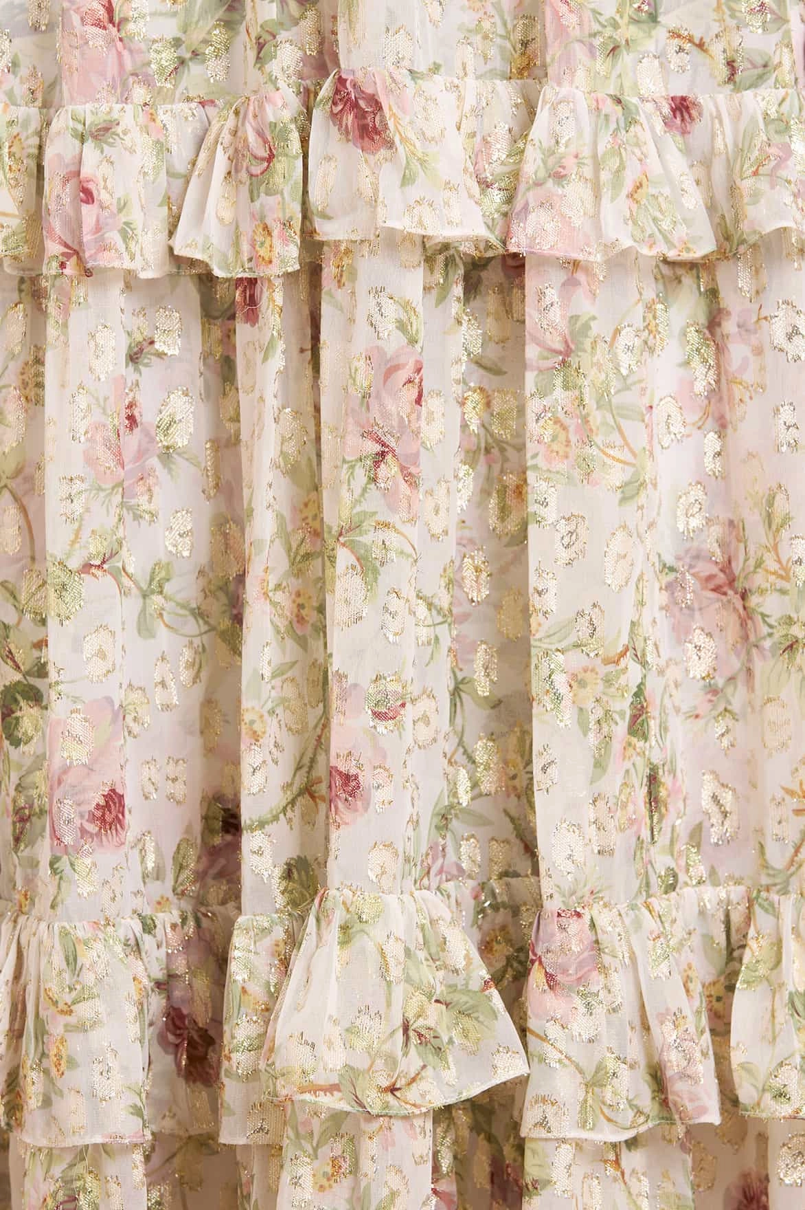 Urban Minimalism Formal Look Colette's Rose Cherie Lurex Ankle Gown