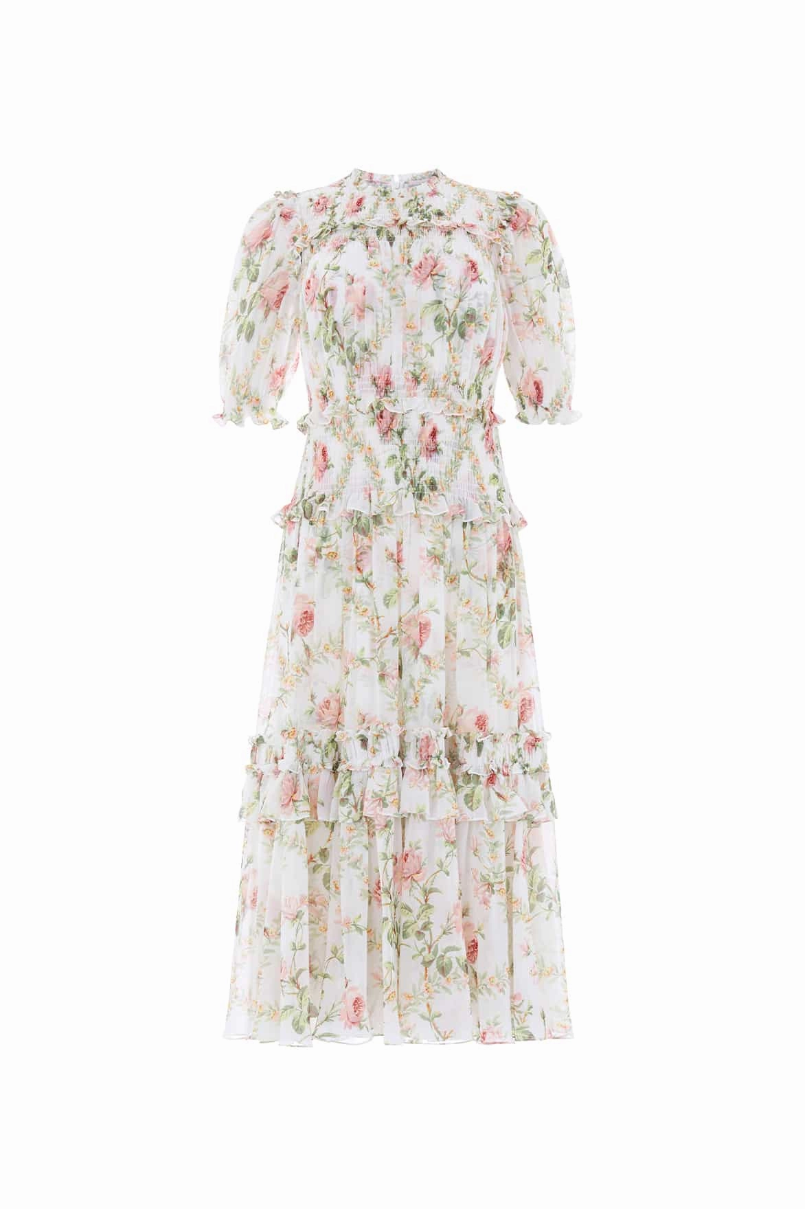 Colette's Rose Emilia Georgette Ballerina Dress Silky-Feel